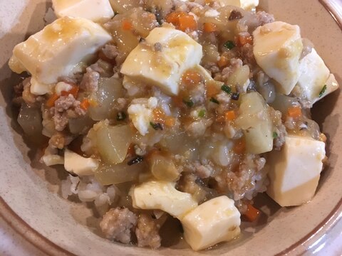 とうがん麻婆豆腐丼